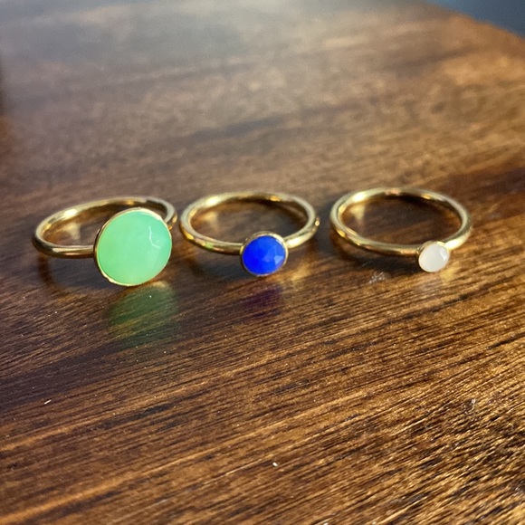 Stella & Dot three stackable ring - Picture 2 of 4